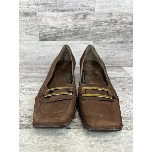 Bass & Co. Womens Brown Suede Slip-On Loafers Size 9M - Picture 2 of 8